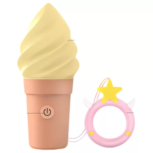 Love to Love Cand Ice - vibratore clitorideo ricaricabile (vaniglia)