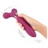 Love to Love Fireball - vibratore massaggiante ricaricabile 2in1 (rosso)