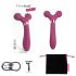Love to Love Fireball - vibratore massaggiante ricaricabile 2in1 (rosso)