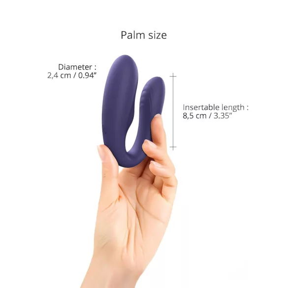 Love to Love - vibratore coppia ricaricabile wireless - silicone viola