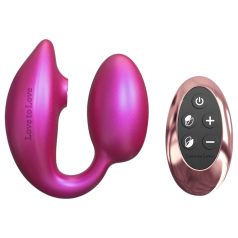 Wonderlover - vibratore punto G e clitoride (metallico rosa)