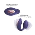 Love to Love Wonderlover - vibratore punto G e clitoride (viola scuro)