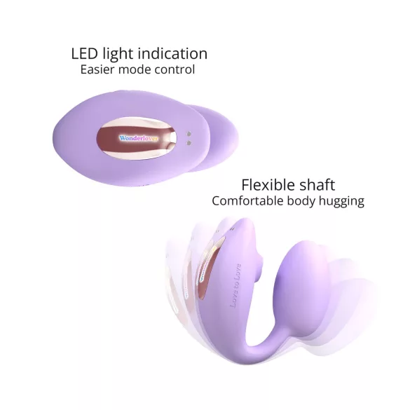 Love to Love Wonderlover - vibratore G-spot stimolante (viola)