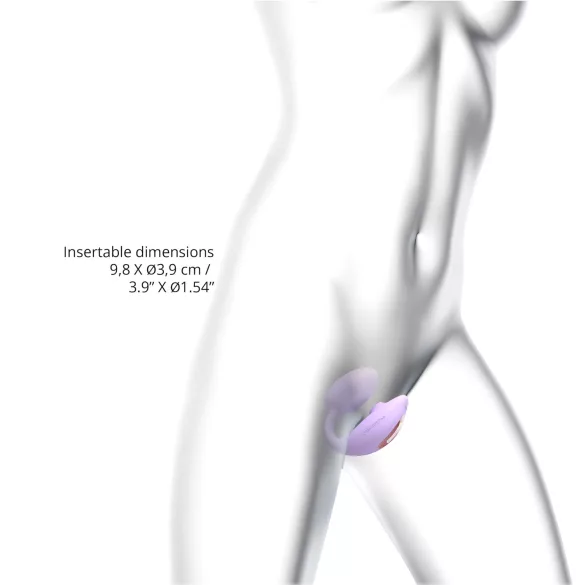 Love to Love Wonderlover - vibratore G-spot stimolante (viola)