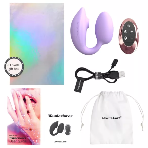 Love to Love Wonderlover - vibratore G-spot stimolante (viola)