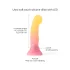 Love to Love Sugar Bomb - dildo in silicone luminoso con LED (rosa-giallo) - 16,9 cm