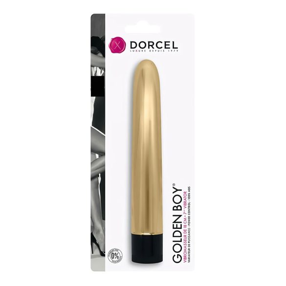 Dorcel Golden Boy - vibratore classico a barra - colore oro