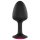 Dorcel - plug anale con pietra rosa - taglia M - nero