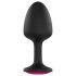 Dorcel - plug anale con pietra rosa - taglia M - nero