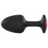 Dorcel - plug anale con pietra rosa - taglia M - nero