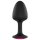 Dorcel Geisha Plug Ruby L - plug anale nero con pietra rosa