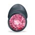 Dorcel Geisha Plug Ruby L - plug anale nero con pietra rosa