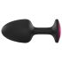 Dorcel Geisha Plug Ruby L - plug anale nero con pietra rosa