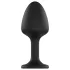 Dorcel Geisha Plug Diamond XL - tappo anale nero con pietra bianca
