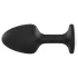 Dorcel Geisha Plug Diamond XL - tappo anale nero con pietra bianca