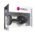 Dorcel Geisha Plug Diamond XL - tappo anale nero con pietra bianca