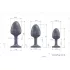 Dorcel Geisha Plug Diamond XL - tappo anale nero con pietra bianca