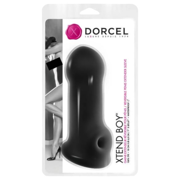 Dorcel Xtend Boy - guaina fallica in silicone nero