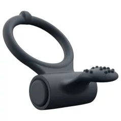   Dorcel Power Clit Plus - anello vibrante per pene ricaricabile (nero)