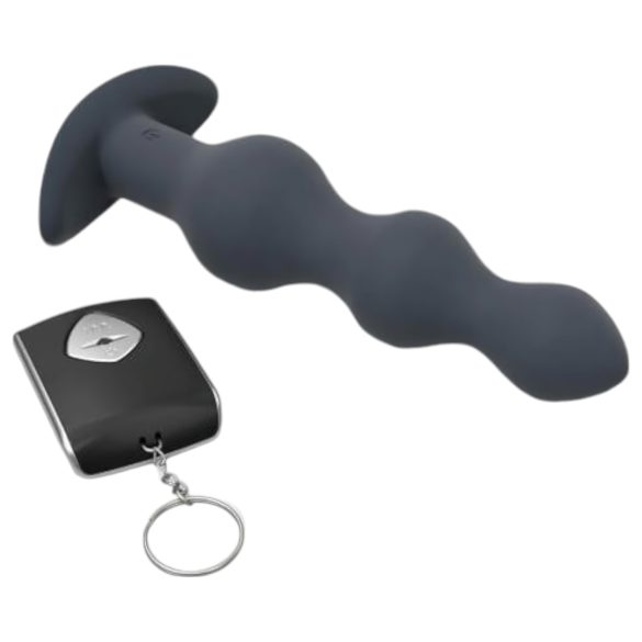 Dorcel Deep Secret M - vibratore anale nero con telecomando e batteria ricaricabile