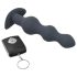 Dorcel Deep Secret M - vibratore anale nero con telecomando e batteria ricaricabile
