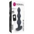Dorcel Deep Secret M - vibratore anale nero con telecomando e batteria ricaricabile