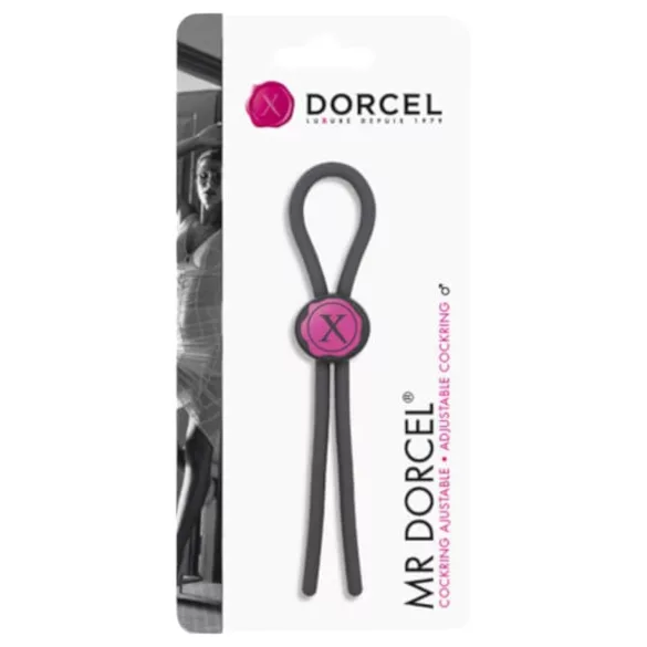 Dorcel Mr. Dorcel - anello fallico regolabile - silicone grigio