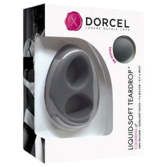 Dorcel Anello Teardrop in silicone liquido (grigio)