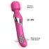 Dorcel Dual Orgasms - vibratore massaggiante 2 in 1 ricaricabile (rosa)