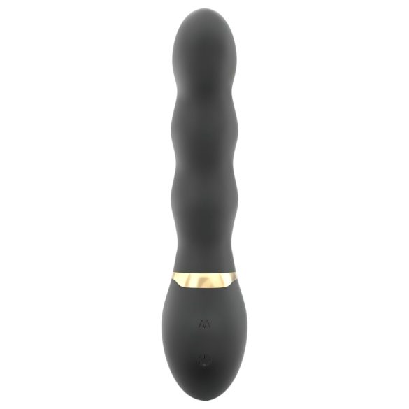 Dorcel Too Much 2.0 - vibratore ricaricabile 3 motori silicone nero oro