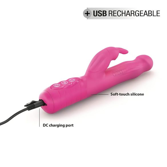 Dorcel Baby Rabbit 2.0 - vibratore clitorideo ricaricabile (rosa)