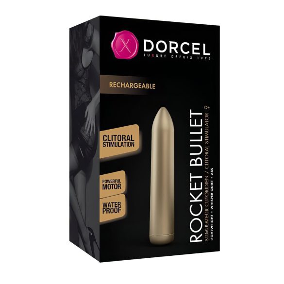 Dorcel - mini vibratore ricaricabile - oro