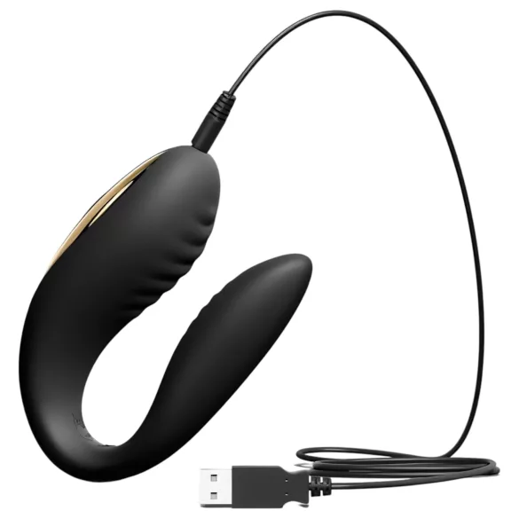 Dorcel - vibratore per coppia ricaricabile telecomandato - nero
