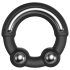 Dorcel Stronger Ring - Anello penieno con anima in metallo (nero)