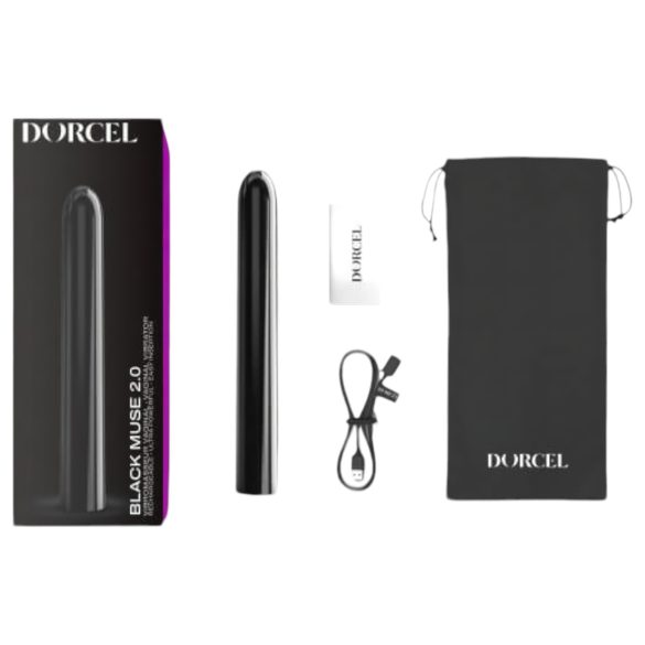 Dorcel Black Muse 2.0 - vibratore a barra ricaricabile (nero)