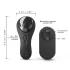 Dorcel Discreet Vibe + - vibrazione clitoridea ricaricabile (nero)