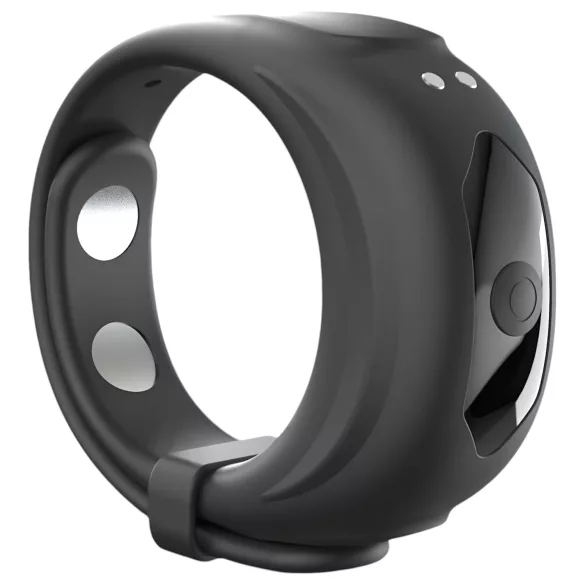 Dorcel - anello fallico vibrante regolabile (nero)