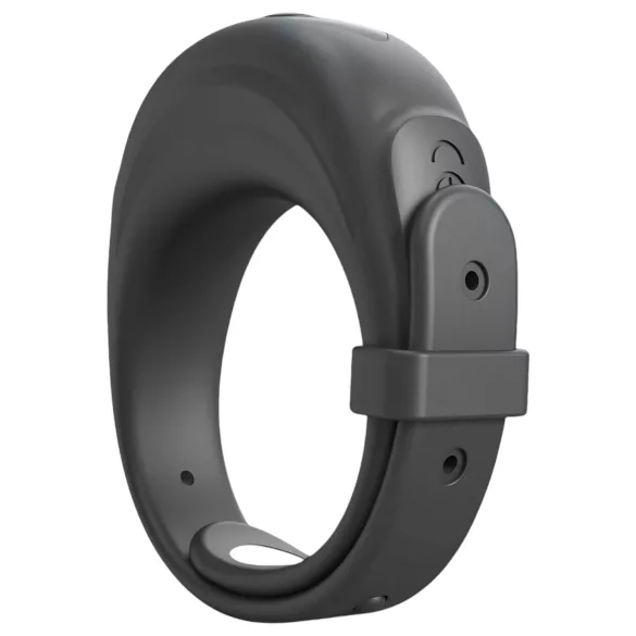 Dorcel - anello fallico vibrante regolabile (nero)