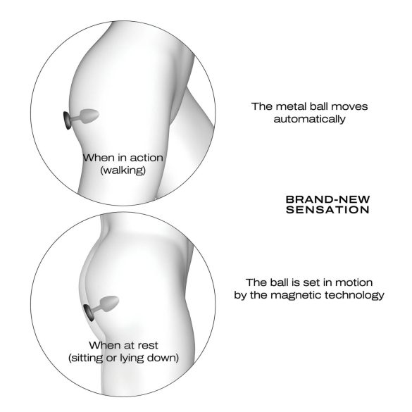 Dorcel - anale vibratore a sfere con telecomando M - (nero)