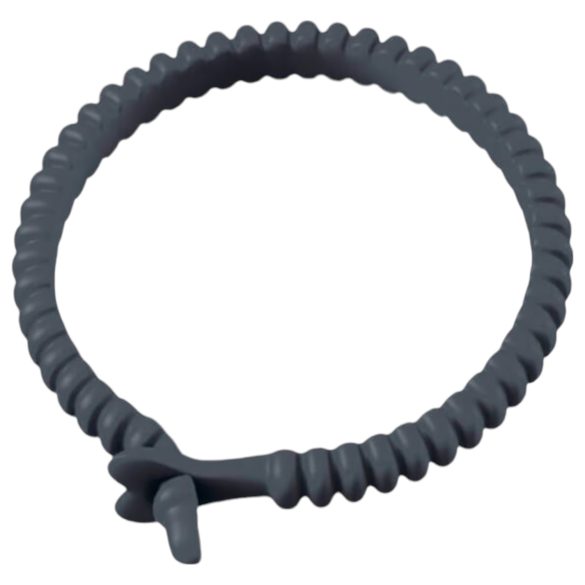 Dorcel - anello fallico regolabile in silicone (grigio)