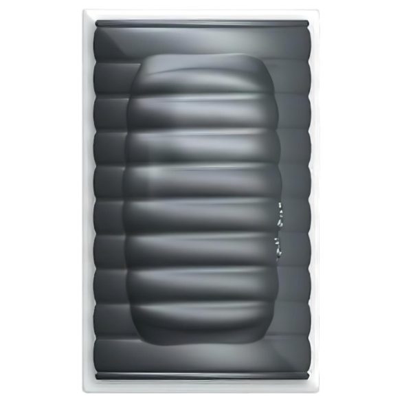 Dorcel Deepvibe - anello fallico vibrante - silicone grigio