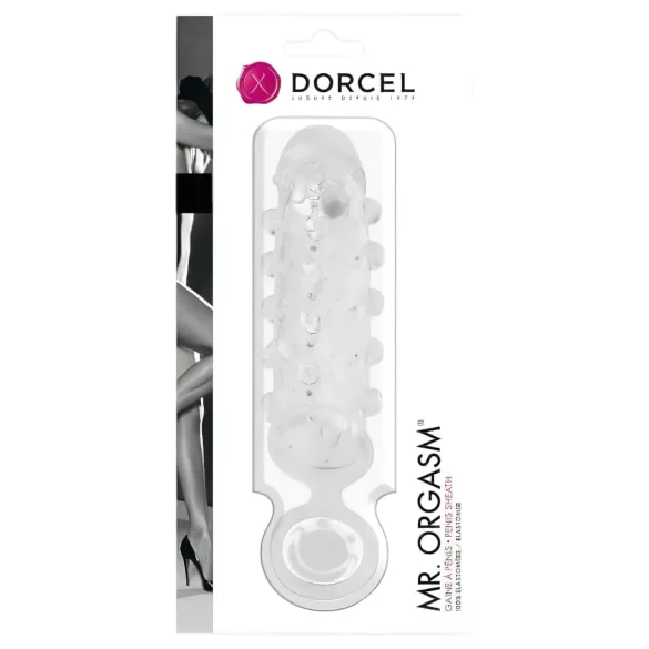 Dorcel Mr. Orgasm - guaina peniena a nodi (trasparente)