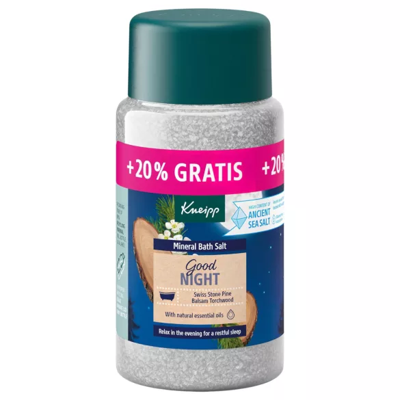 Sali da bagno minerali premium Kneipp Good Night (600 g)