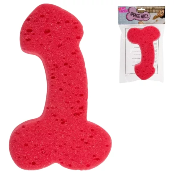 Spugna a forma di pene - colori assortiti