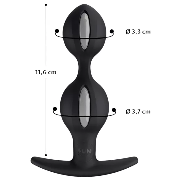Fun Factory - plug anale duo a sfere - silicone viola