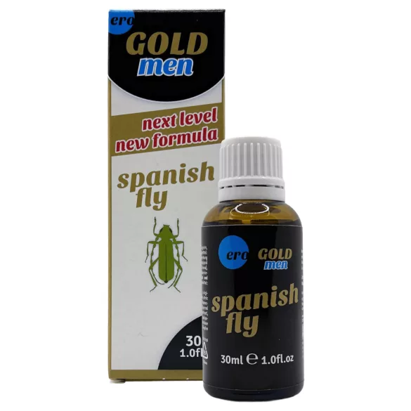 HOT ero Gold Men Spanish Fly - gocce afrodisiache per uomini (30 ml)