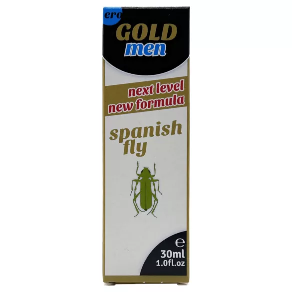 HOT ero Gold Men Spanish Fly - gocce afrodisiache per uomini (30 ml)