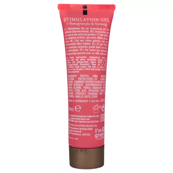 HOT Shiatsu - crema stimolante donna - melograno - 30ml