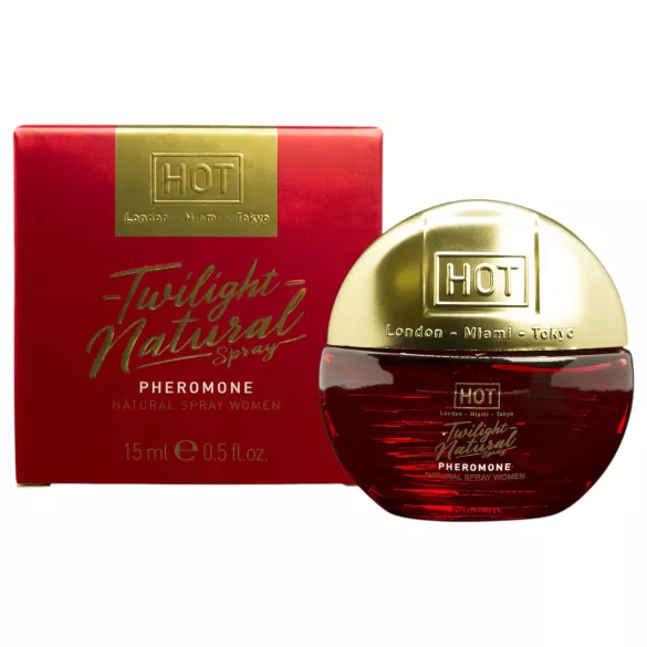 HOT Twilight Natural - profumo ai feromoni donna - senza profumo 15ml