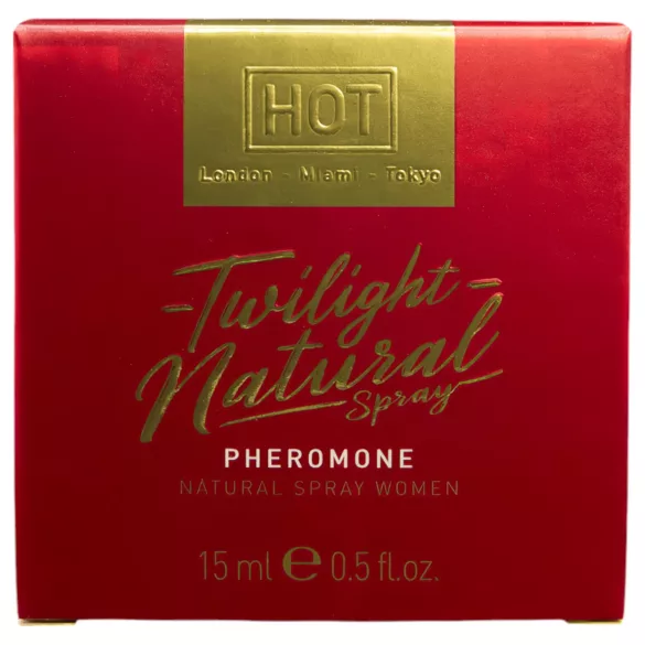 HOT Twilight Natural - profumo ai feromoni donna - senza profumo 15ml